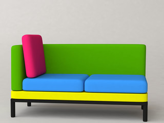 Bunte Couch