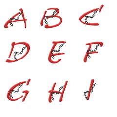 ABC Calvintal 3Drot mit Kette 3teilig