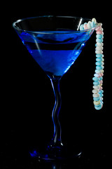 blue cocktail