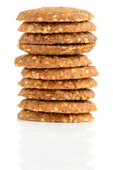 nut cookies with peanuts