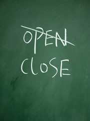 Obraz premium open and close choice