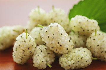 fresh mulberries