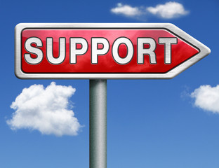 support road sign arrow