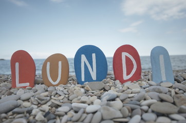 Lundi, first day of the week