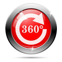 Metallic glossy icon