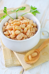 white beans in bowl