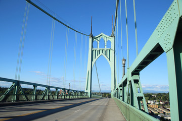 St. John's Bridge in Portland Oregon