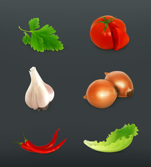 Vegetables set
