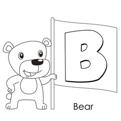 animal alphabet B