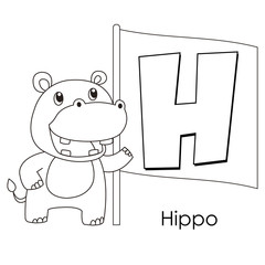 animal alphabet H