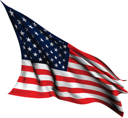 USA flag vector
