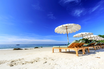 Umbrella on the beach.