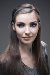 Fototapeta premium Woman hair style fashion portrait