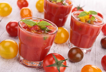 cold gazpacho soup