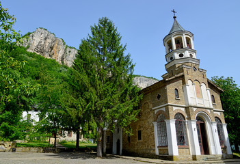 Fototapeta na wymiar Famous Dryanovo St. archangel Michael monastery in Bulgaria