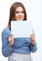 Fototapeta premium Smiling young business woman