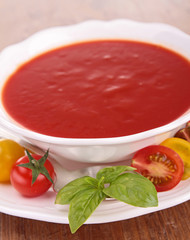 cold gazpacho soup