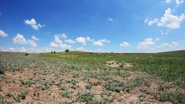 Extremely old rocky plateau (timelapse)