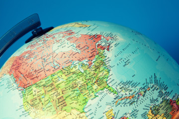 USA globe