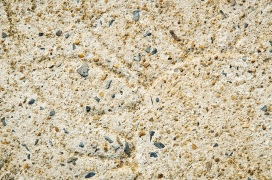 concrete wall with stones  texture
