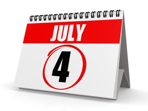 July 4 calendar