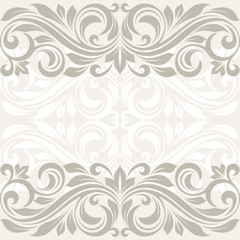 Floral border. Abstract flower beckground.