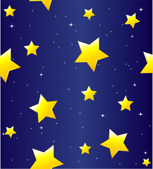 Seamless pattern with stars