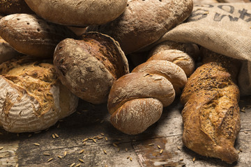 Obraz premium Brotsorten -Sortiment