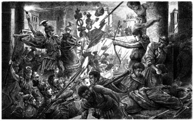 Obraz premium Ancient Rome : Civil War