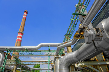Sunshine with a thermal power plant