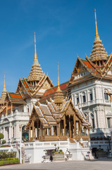 Fototapeta premium Traditional Thai pavilion, Grand Palace, Bangkok, Thailand