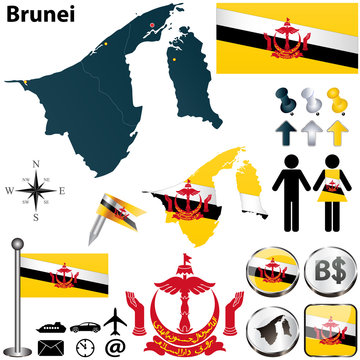 Map Of Brunei