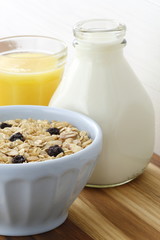 Delicious healthy breakfast