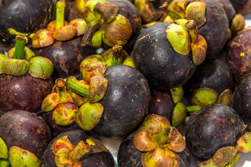 Mangosteen, tropical fruit