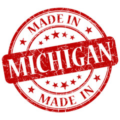 made in michigan red stamp