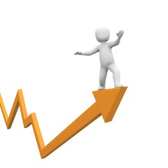 shares rise