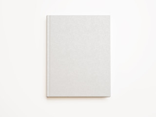 blank white book