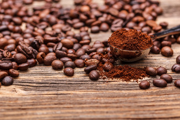 Fresh coffee beans