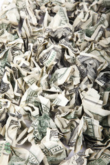 Crimped Cash Background