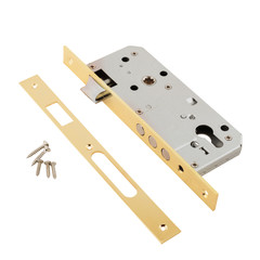 Door lock assembly on White Background