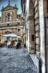Roma, piazza Capranica, veduta