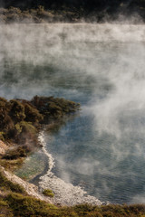 geothermal lake in Waimangu volcanic valley