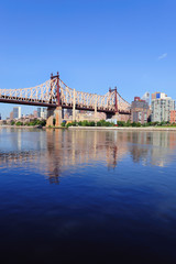 Fototapeta na wymiar New York City Queensborough Bridge
