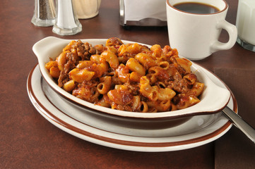 Chili macaroni casserole