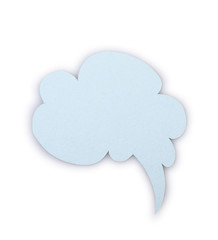 paper speech bubble