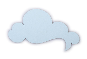 paper speech bubble