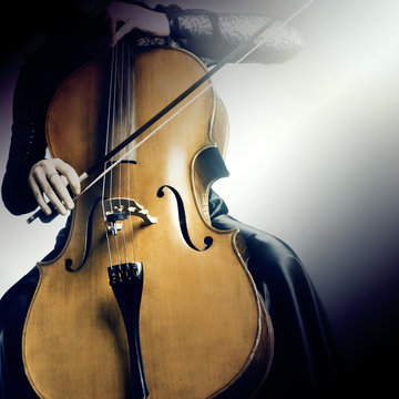 Cello instruments player