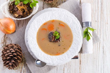 stone mushroom soup