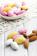 sugared almonds