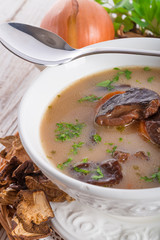 stone mushroom soup